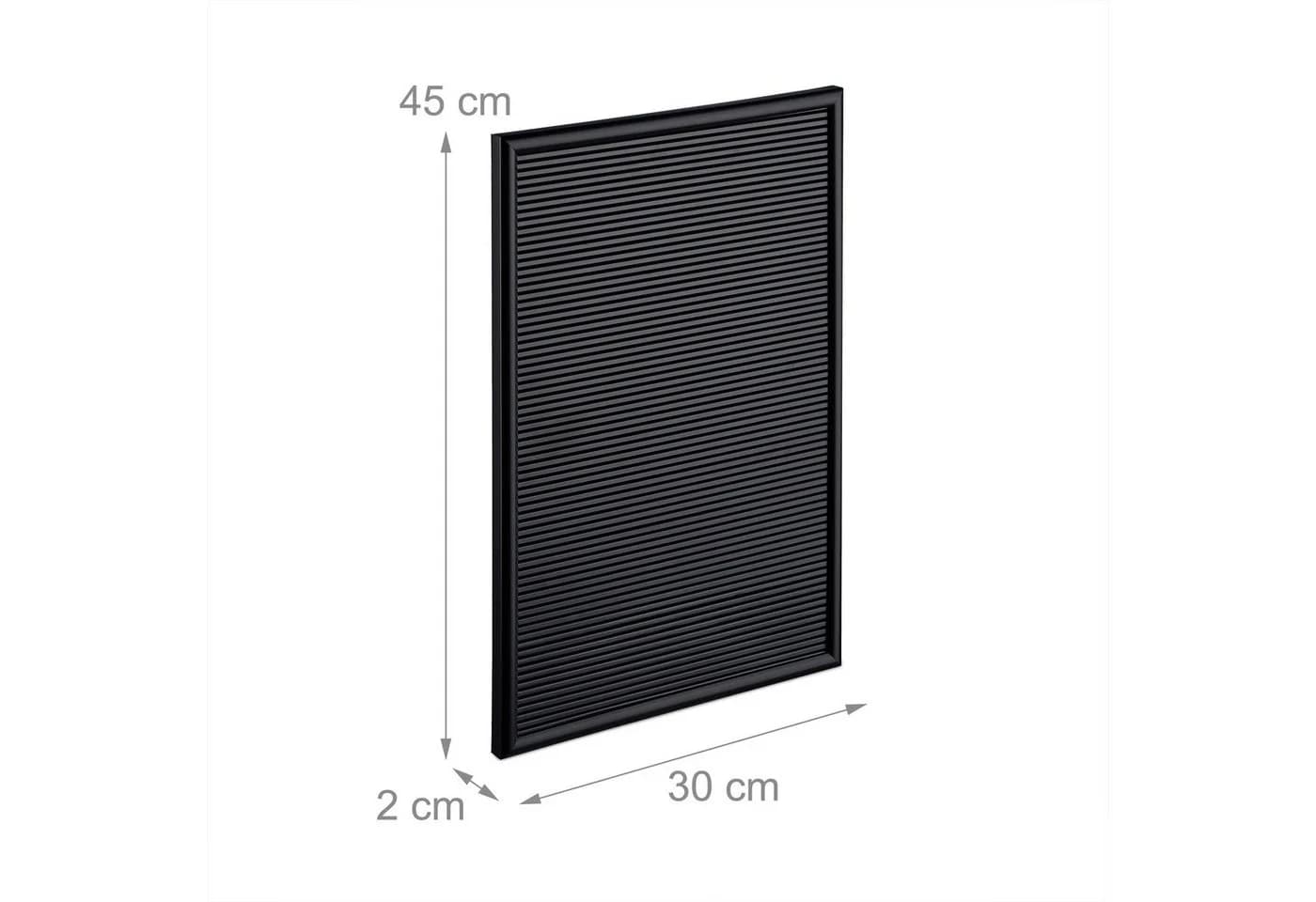 relaxdays Memoboard Letterboard Schwarz 145 Zeichen Stecktafel - Bild 4
