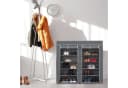 relaxdays Schuhschrank Stoff 12 Fächer Anthrazit Bild 1