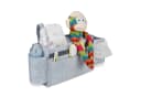 relaxdays Filz-Betttasche Hellgrau für Hochbett & Pflegebett Bild 2