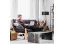 relaxdays Filz-Betttasche Hellgrau für Hochbett & Pflegebett Bild 3
