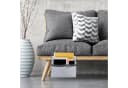 relaxdays Betttasche mit Klettverschluss Hellgrau Filz Organizer Bild 1