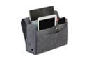 relaxdays Betttasche mit Klettverschluss Grau Filz Organizer Bild 2