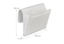 relaxdays Betttasche aus Filz Weiß 5 Fächer Organizer Bild 4