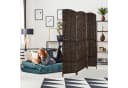 relaxdays Paravent Raumteiler 3-teilig Braun Faltbar Bild 1