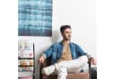 relaxdays Zeitschriftenregal Schwarz Metall Gitter Design Bild 3