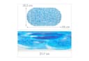 relaxdays Badematte Badewannenmatte Steinoptik bunt blau Bild 4