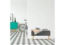 relaxdays Polsterbank mit Stauraum Grau Braun Leinen-Optik Bild 1