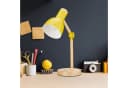 relaxdays Schreibtischlampe Holz verstellbar Grün Bild 3