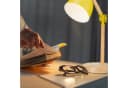 relaxdays Schreibtischlampe Holz verstellbar Grün Bild 5