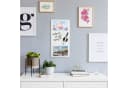 relaxdays Glas-Magnetboard Weiß Modernes Design Bild 5