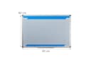 relaxdays Memoboard Whiteboard Planer Weiß Silber Magnettafel Bild 4