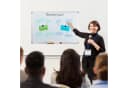 relaxdays Memoboard Whiteboard Planer Weiß Silber Magnettafel Bild 5