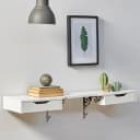Relaxdays Wandregalhalter 2er Set antik Bronze Bild 1
