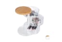 relaxdays Make-Up Organizer mit 3 Fächern transparent Bild 2
