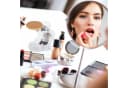 relaxdays Make-Up Organizer mit 3 Fächern transparent Bild 3