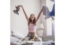 relaxdays Unterbettkommode Aufbewahrungstasche 3er Set Grau Bild 3