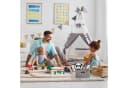 relaxdays Aufbewahrungsbox mit Deckel 2er Set Grau Bild 3