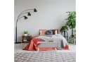 Relaxdays Sitzbank mit Stauraum Hellgrau Leinen-Optik Bild 1