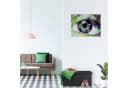 relaxdays Sitzbank Kunstleder Schwarz mit Stauraum Bild 1