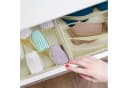 relaxdays Schubladeneinsatz 4 tlg. Unterwäsche Organizer Set Dunkelgrau Bild 5