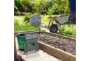 relaxdays Klapphocker faltbar L Grau PP-Kunststoff Bild 3
