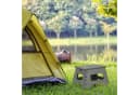 relaxdays Sitzhocker Klapphocker faltbar M Hellgrau Bild 1