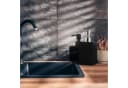 relaxdays Seifenspender eckig Sand mit Edelstahlpumpe Bild 5