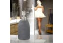 relaxdays Seifenspender Edelstahlpumpe Rille Grau Silber Bild 1