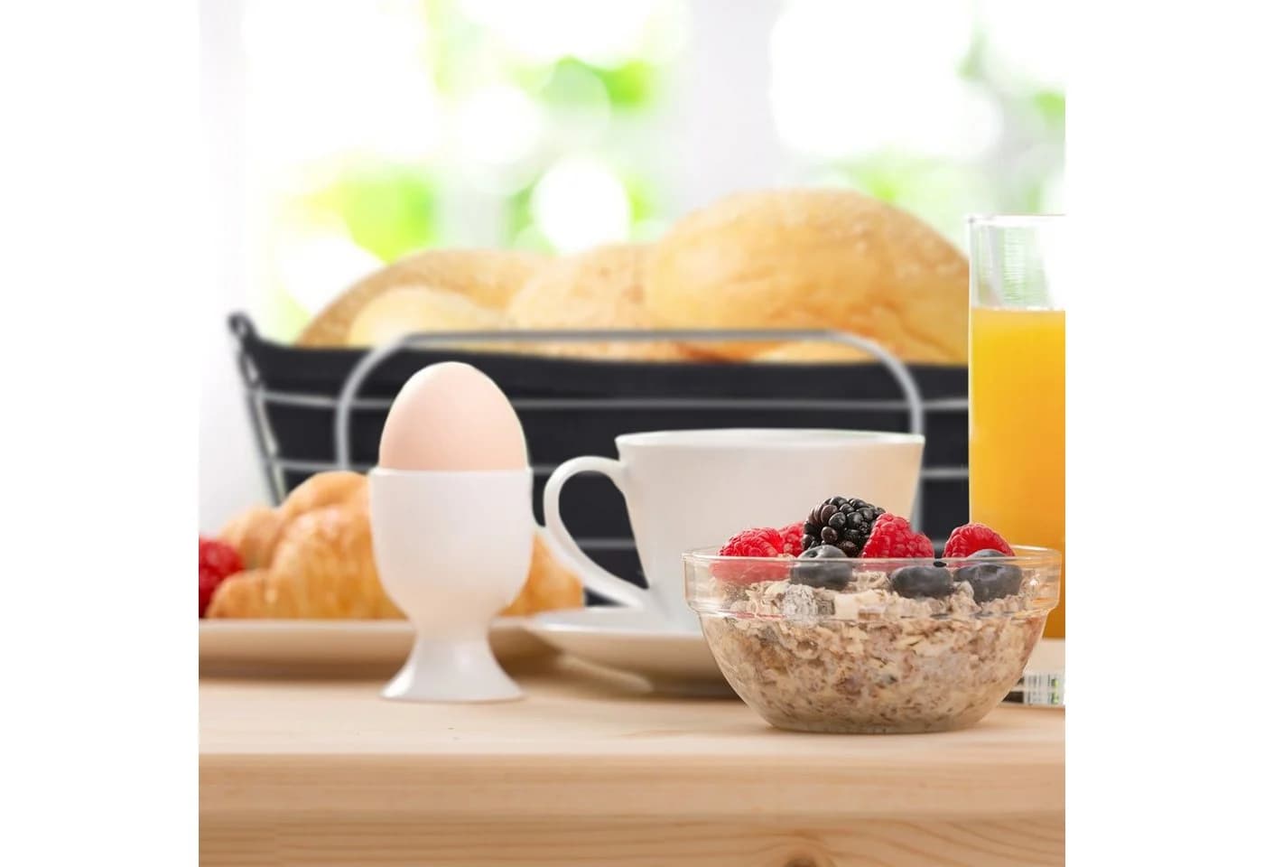 relaxdays Brotkorb Metall mit Stoffeinsatz grau - Bild 5