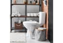 relaxdays Toilettenbürste mit Halter weiß Bambus Bild 1