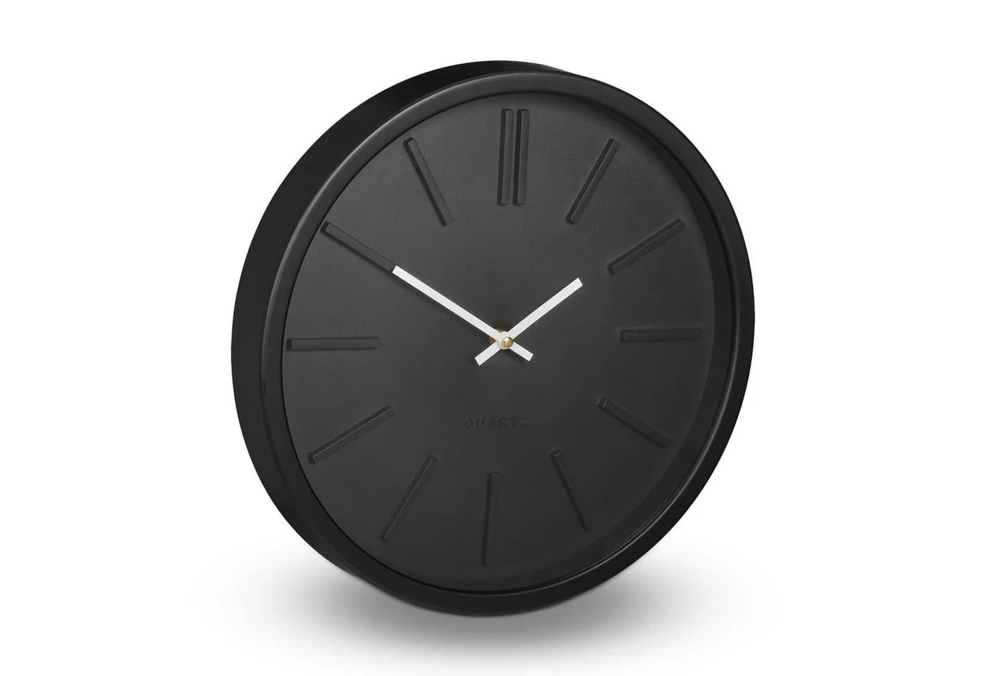 relaxdays Wanduhr mod (schwarz) - Minimalistisches Design mit Kontrast - Bild 2