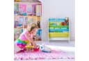 relaxdays Kinderregal Bücherregal Weiß Bunt 4 Fächer Bild 5