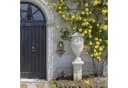 relaxdays Wandbrunnen antik Bronze Aluminiumguss Gartenwaschbecken Bild 1