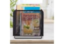 relaxdays Organizer Katalogsammler Metall 5 Fächer Schwarz Bild 5