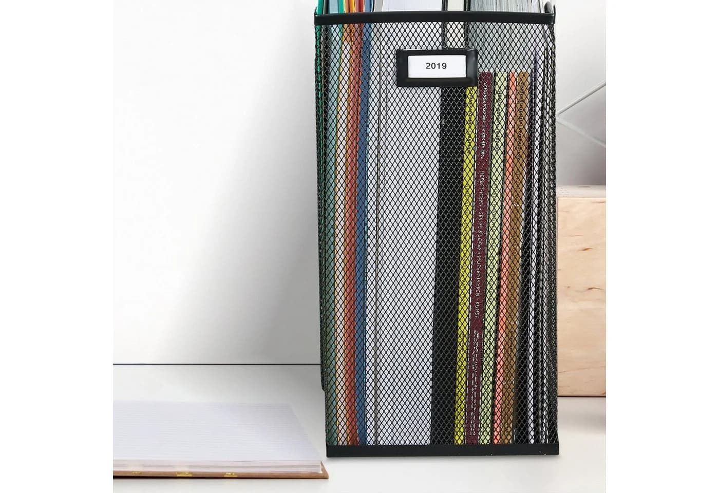 relaxdays Organizer Stehsammler Metall Schwarz - Bild 3