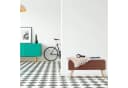 relaxdays Polsterbank mit Stauraum Schwarz Braun Leinen-Optik Bild 3