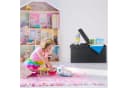 relaxdays Sitzbank Kunstleder mit klappbarem Deckel, schwarz Bild 3