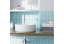 relaxdays Aufbewahrungskorb Bambus 6er Set Grau/Weiß Bild 1