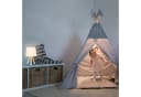 relaxdays Nachttischlampe Kinderzimmer Sterne Rosa Holzbeine Bild 1