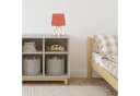 relaxdays Nachttischlampe Kinderzimmer Sterne Rosa Holzbeine Bild 3