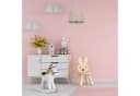 relaxdays Pendelleuchte Kinderzimmerlampe Sterne Rosa Bild 1