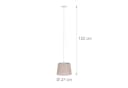 relaxdays Pendelleuchte Kinderzimmerlampe Sterne Rosa Bild 4