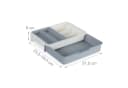 relaxdays Besteckkasten Ausziehbarer Kunststoff Bild 4