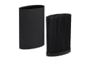 relaxdays Messerblock Oval Schwarz mit herausnehmbarem Borsteneinsatz Bild 5