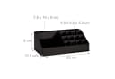 relaxdays Make-Up Organizer Kosmetikorganizer Acryl, Schwarz Bild 4