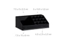 RELAXDAYS Make-Up Organizer mit 8 Schubladen, Schwarz Bild 5