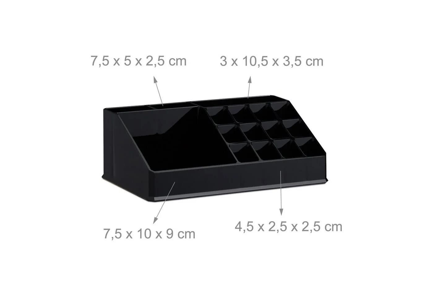 RELAXDAYS Make-Up Organizer mit 8 Schubladen, Schwarz - Bild 5