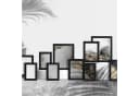 relaxdays Bilderrahmen-Set 10er Set Schwarz Bild 1