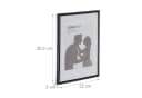 relaxdays Bilderrahmen 2er Set A4 Schwarz Bild 4