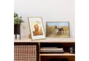 relaxdays Bilderrahmen 2er Set Gold Bild 1